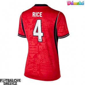 Anglie Declan Rice #4 Dámské Venkovní Dres MS 2026 Krátký Rukáv